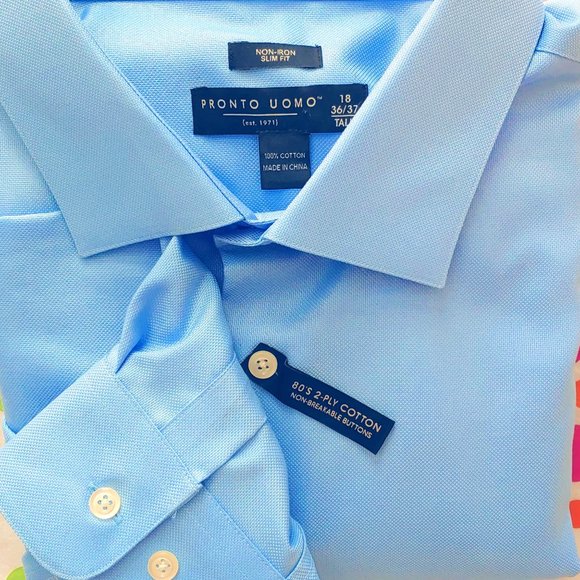 men's tall slim fit button down shirts